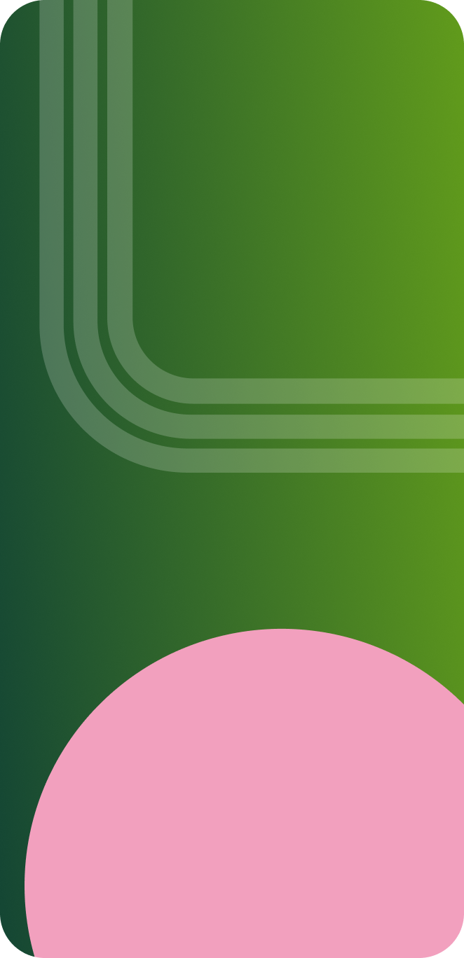 Fundo verde vertical para mobile
